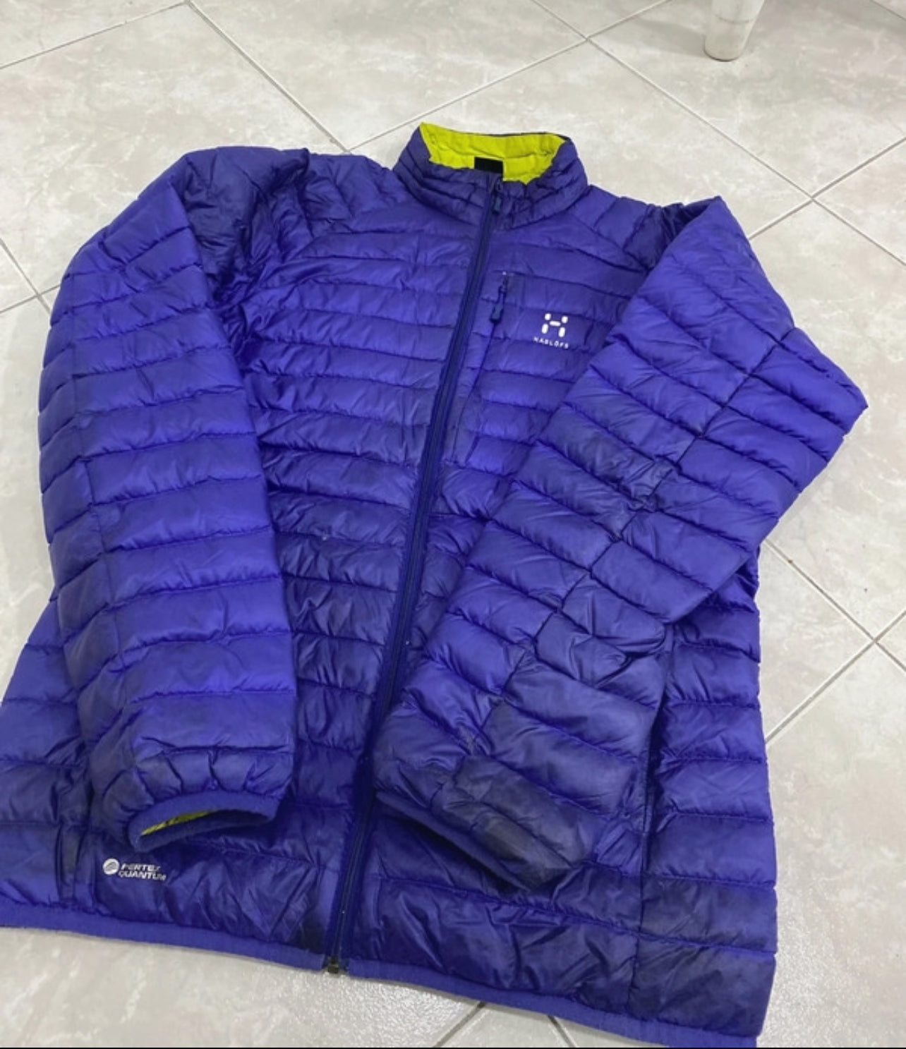 Daunen Stepp- Jacke von Haglöfs M (Herren) blau