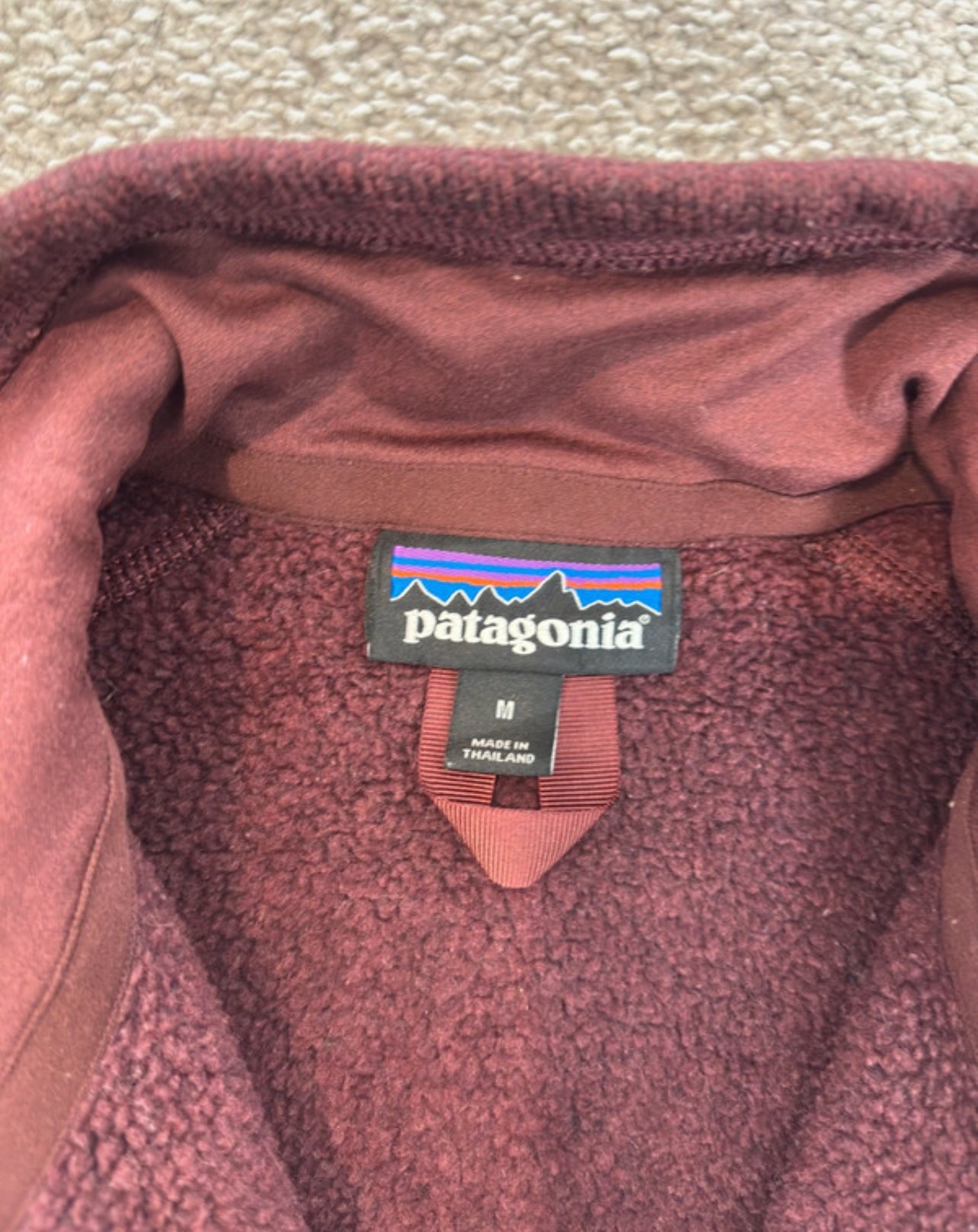Patagonia Fleece Pullover (M Damen) Better Sweater bordeuax
