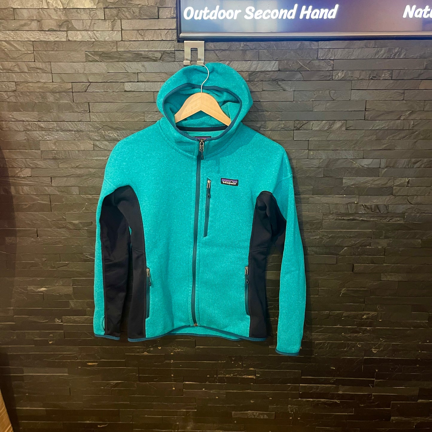 Patagonia Better Fleece Strick Jacke (S Damen) Hoodie türkis