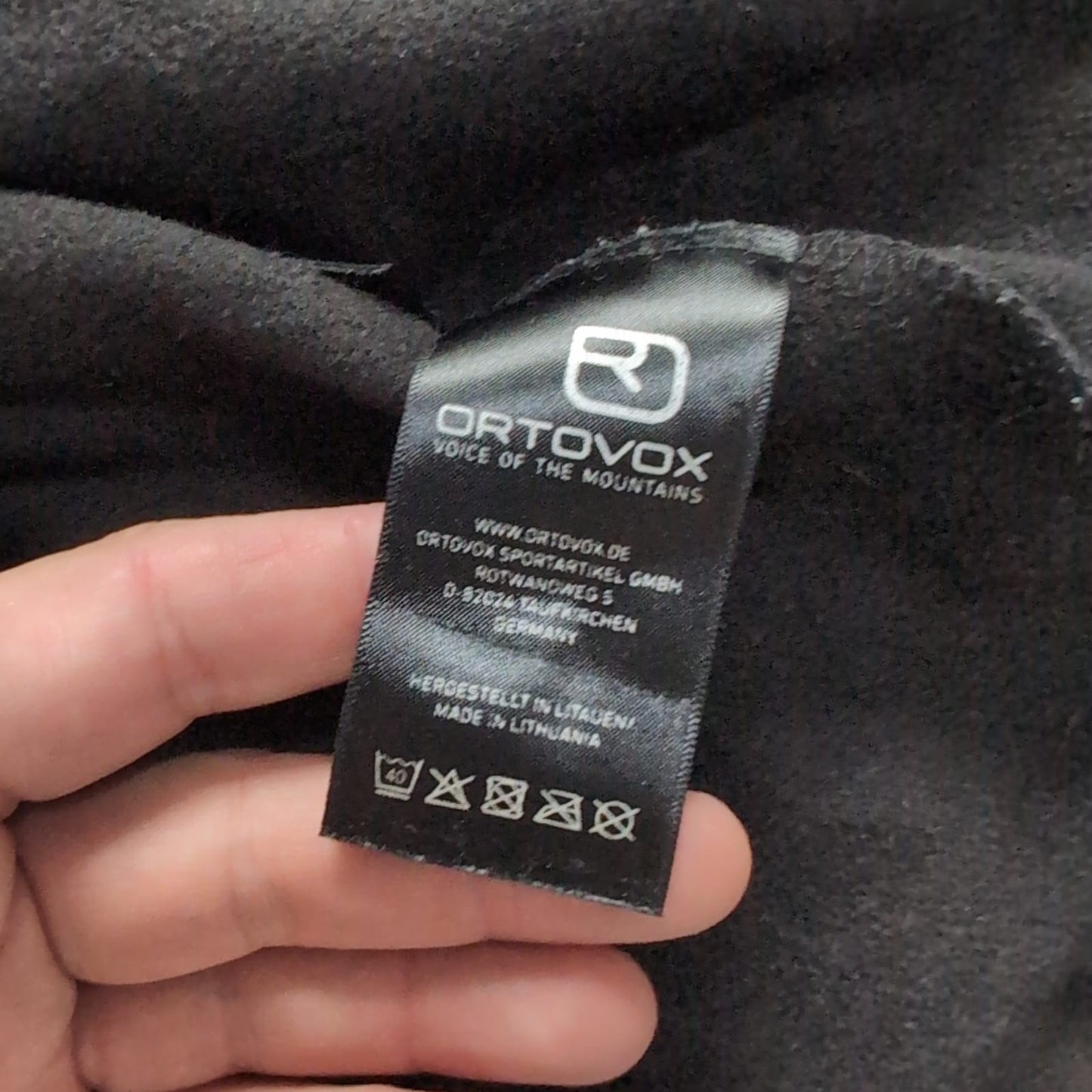 Ortovox Merino Jacke (S Damen) Zip Hoodie schwarz
