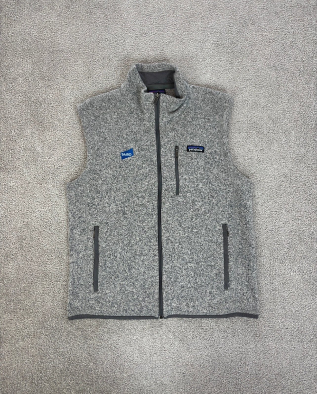 Patagonia Better Sweater Weste (M Herren) Strickoptik Fleece grau