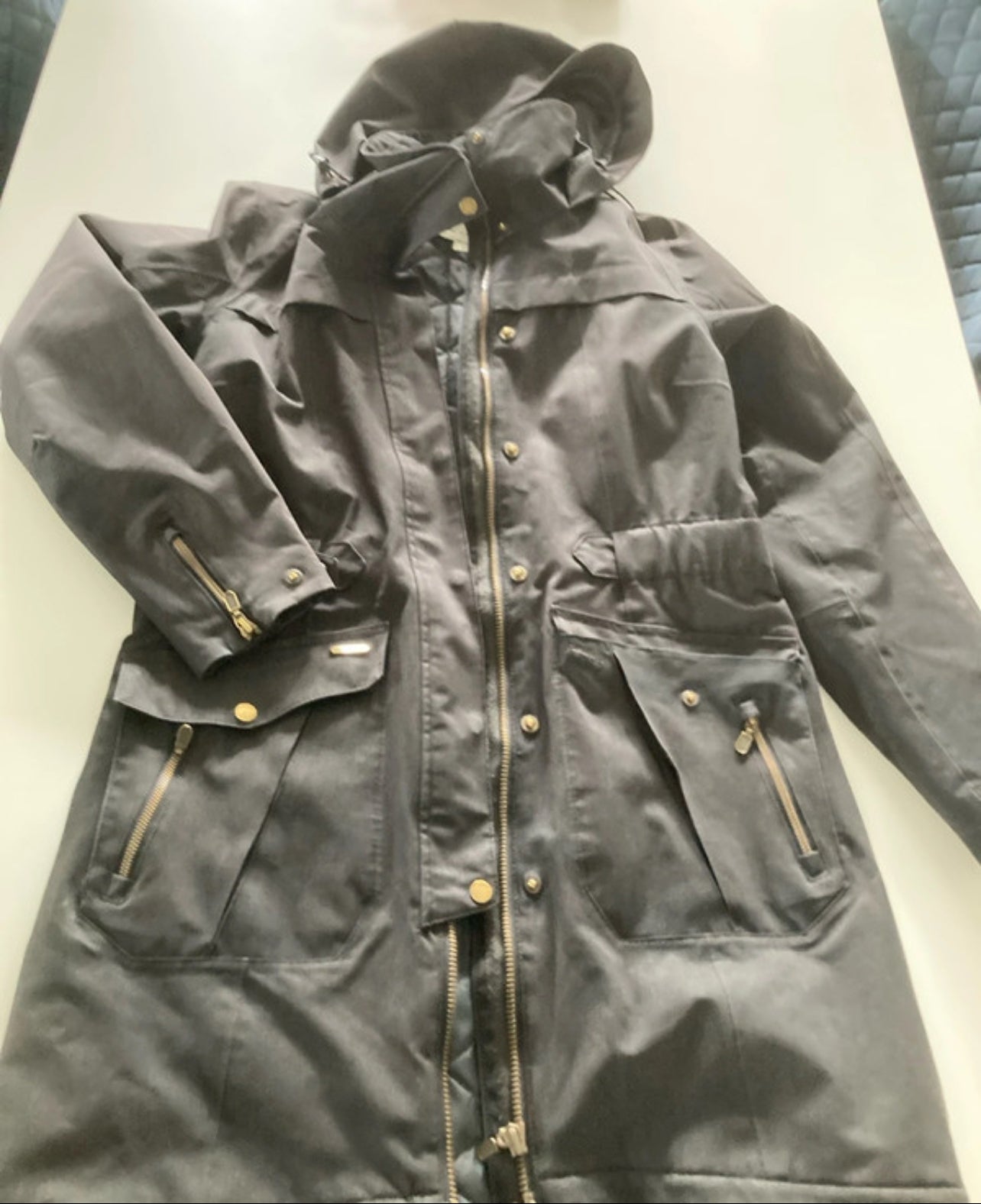 Parka von Bergans Regenmantel gefüttert (S Damen) in Graphit