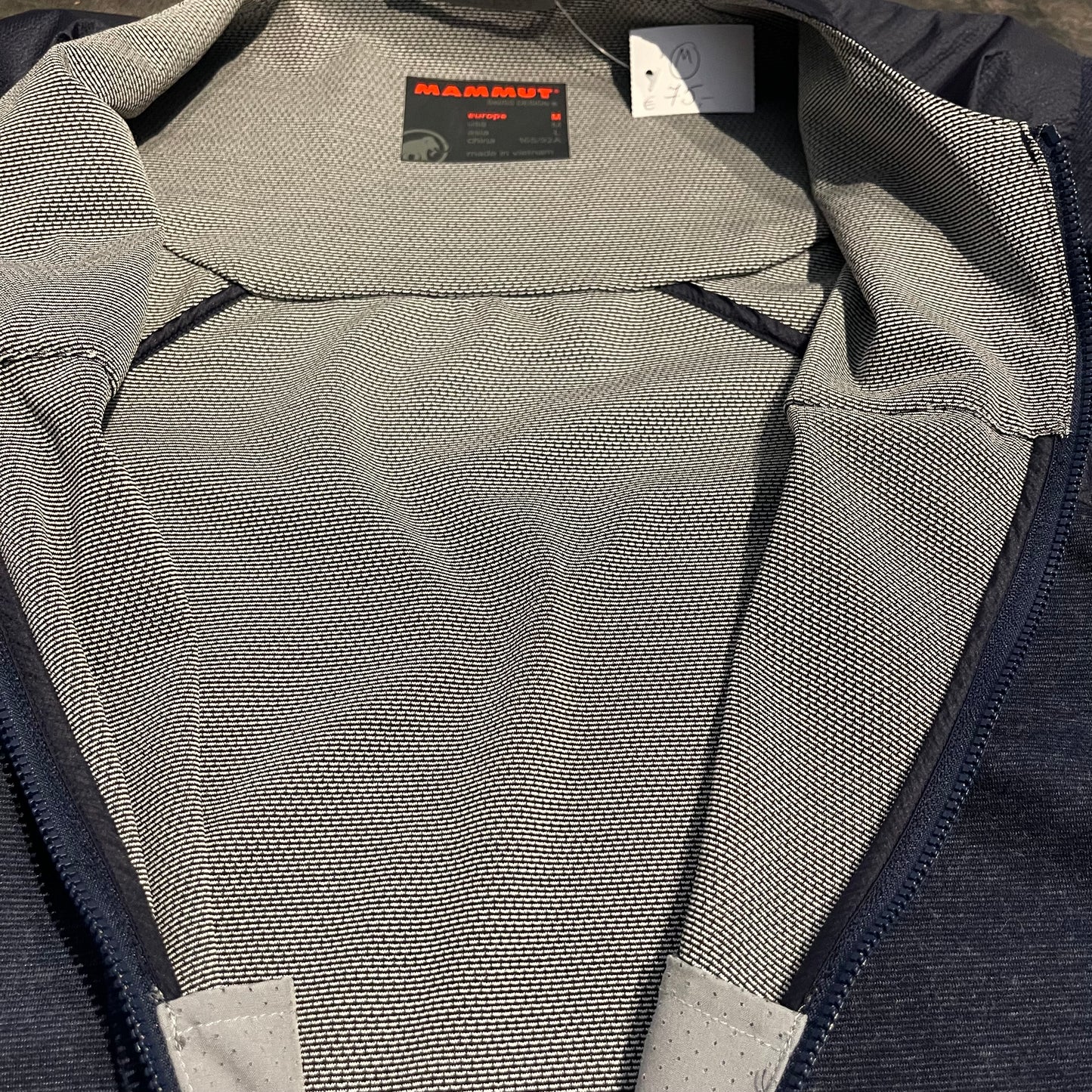 Hybrid Jacke von Mammut (M Damen) Zipper Fleece dunkelblau