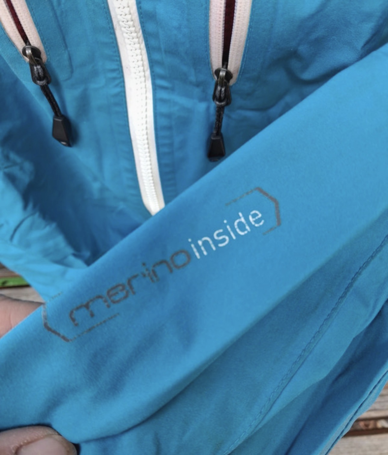 Ortovox 3L Hardshell Jacke (S-M Herren) atmungsaktiv blau