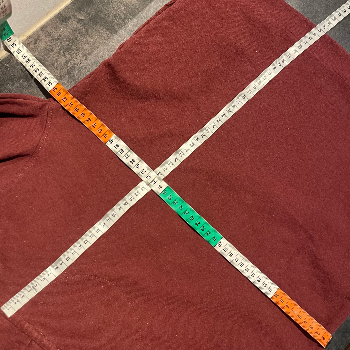 Uprisal Hoodie von Patagonia (S Damen) Dunkelrot Brustprint
