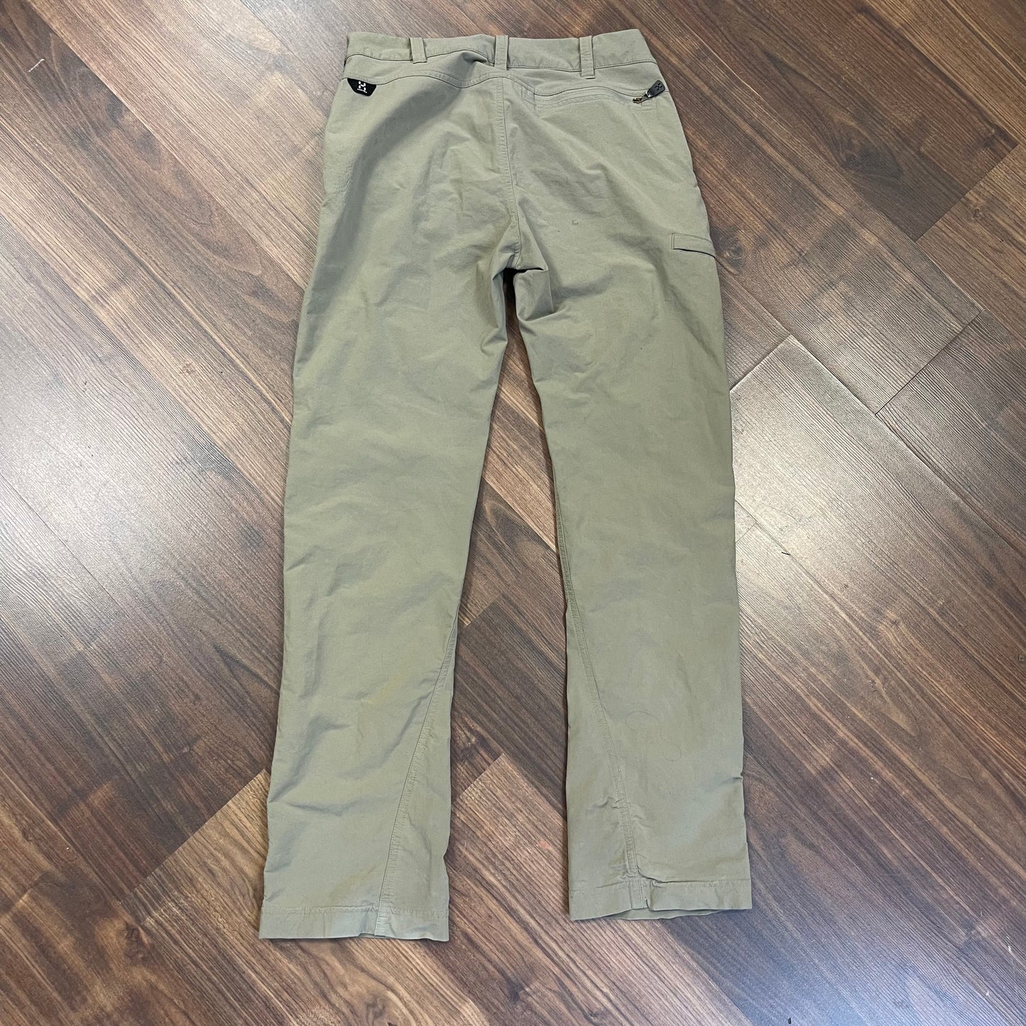 Ultraleichte Softshell Hose von Haglöfs (S Damen) elastisch olive beige