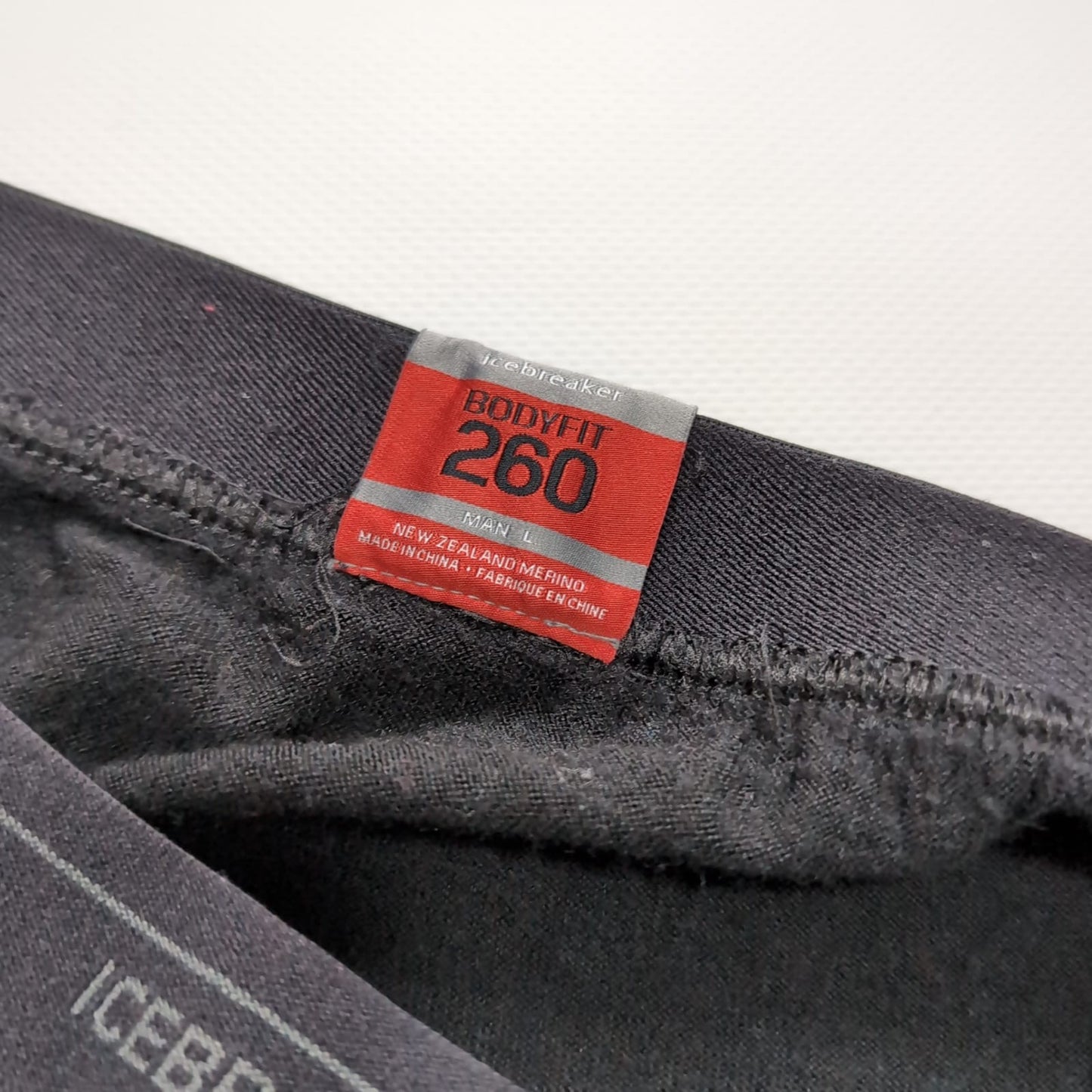 Lange Unterhose Merinowolle/ Tights von Icebreaker (XL Herren) 260 schwarz