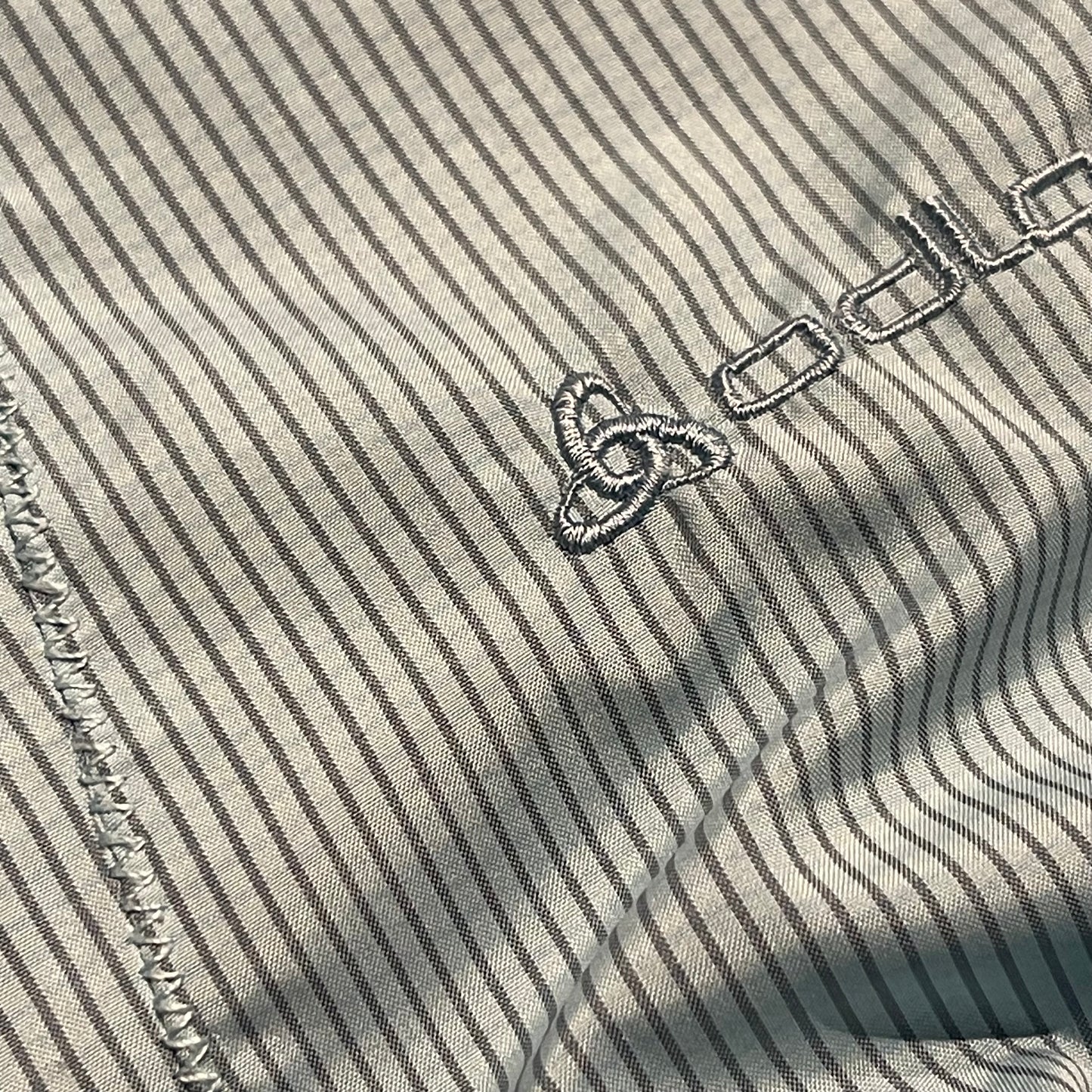 Langarm Hemd Odlo (M Damen) blau gestreift