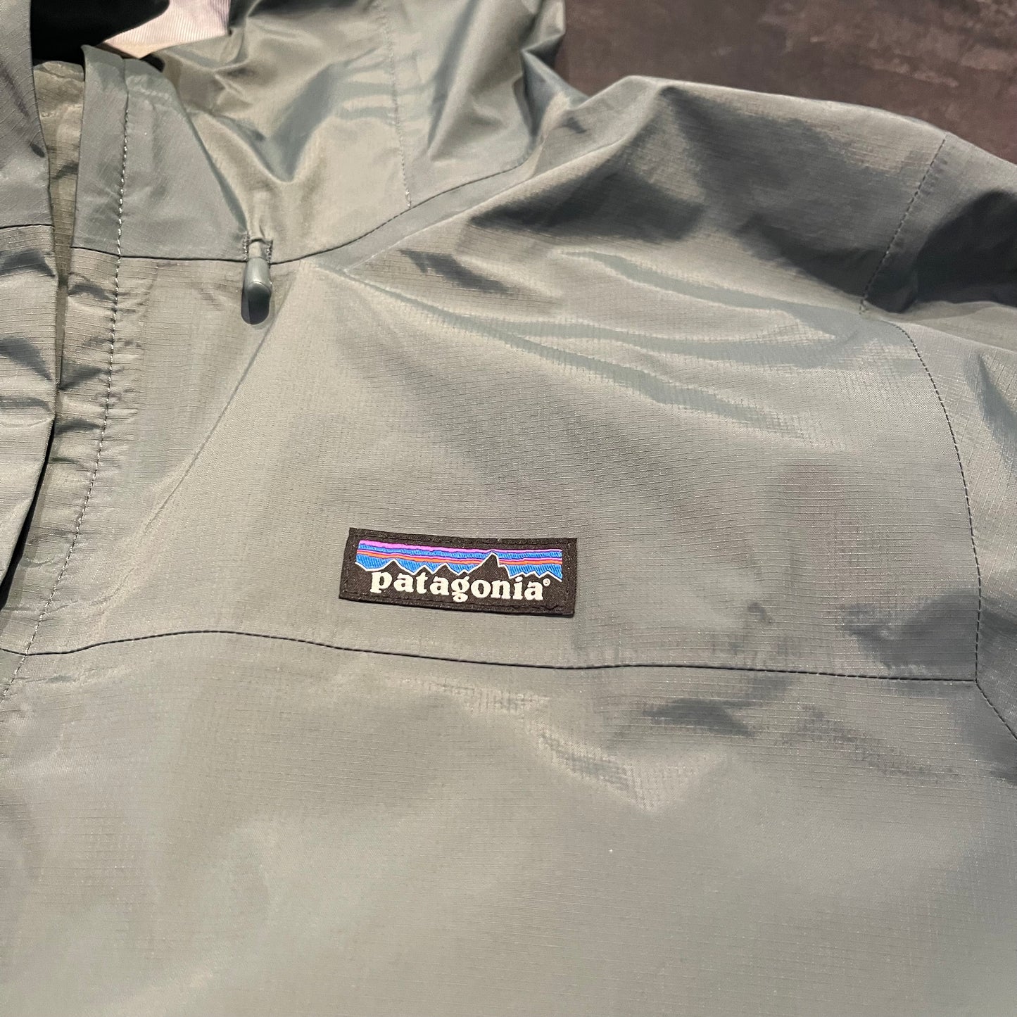 Hardshell Jacke von Patagonia (XL Damen) Regenjacke grün