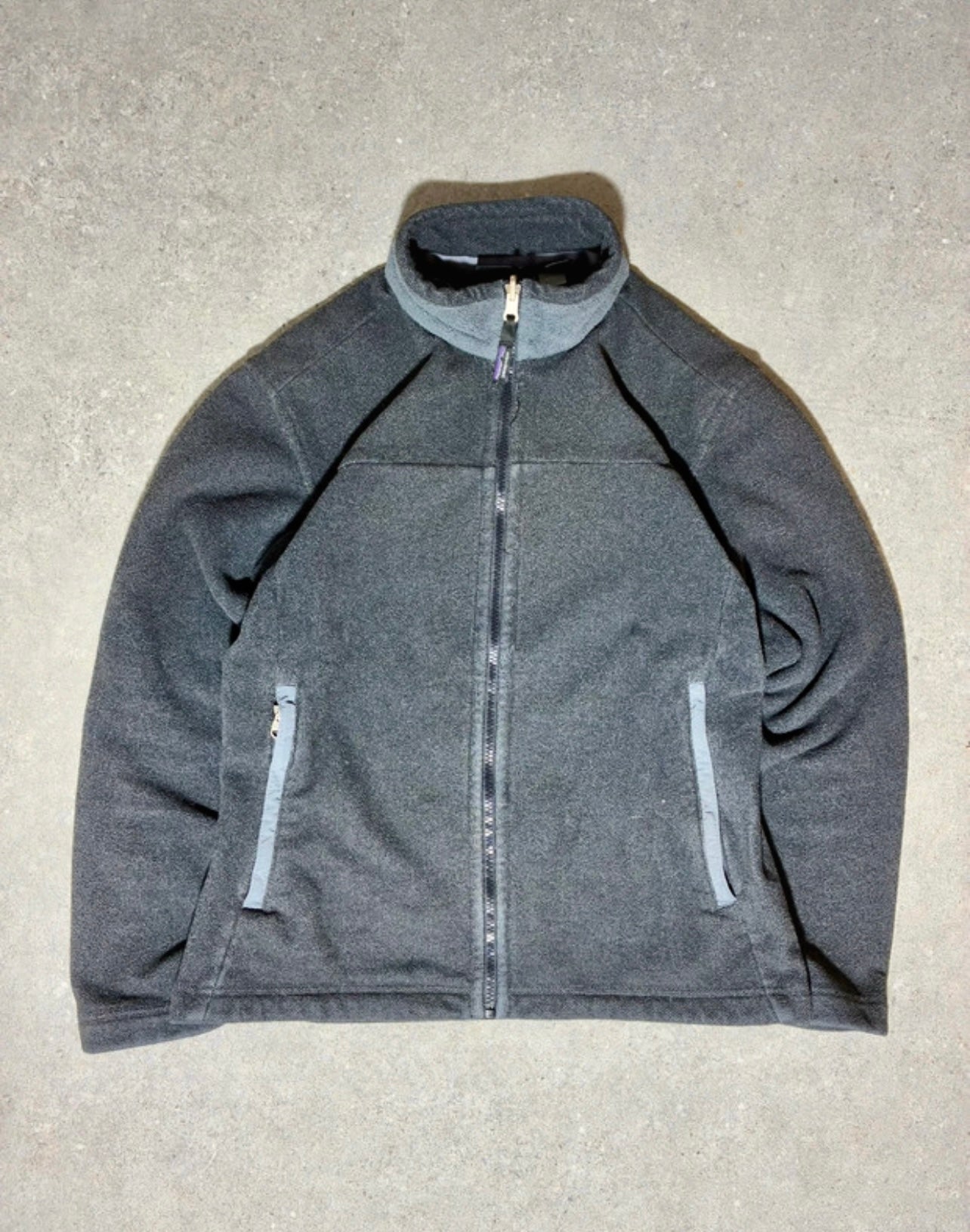 Patagonia Fleece Jacke ( S Damen) Zipper Sweatshirt Synchilla dunkelgrau