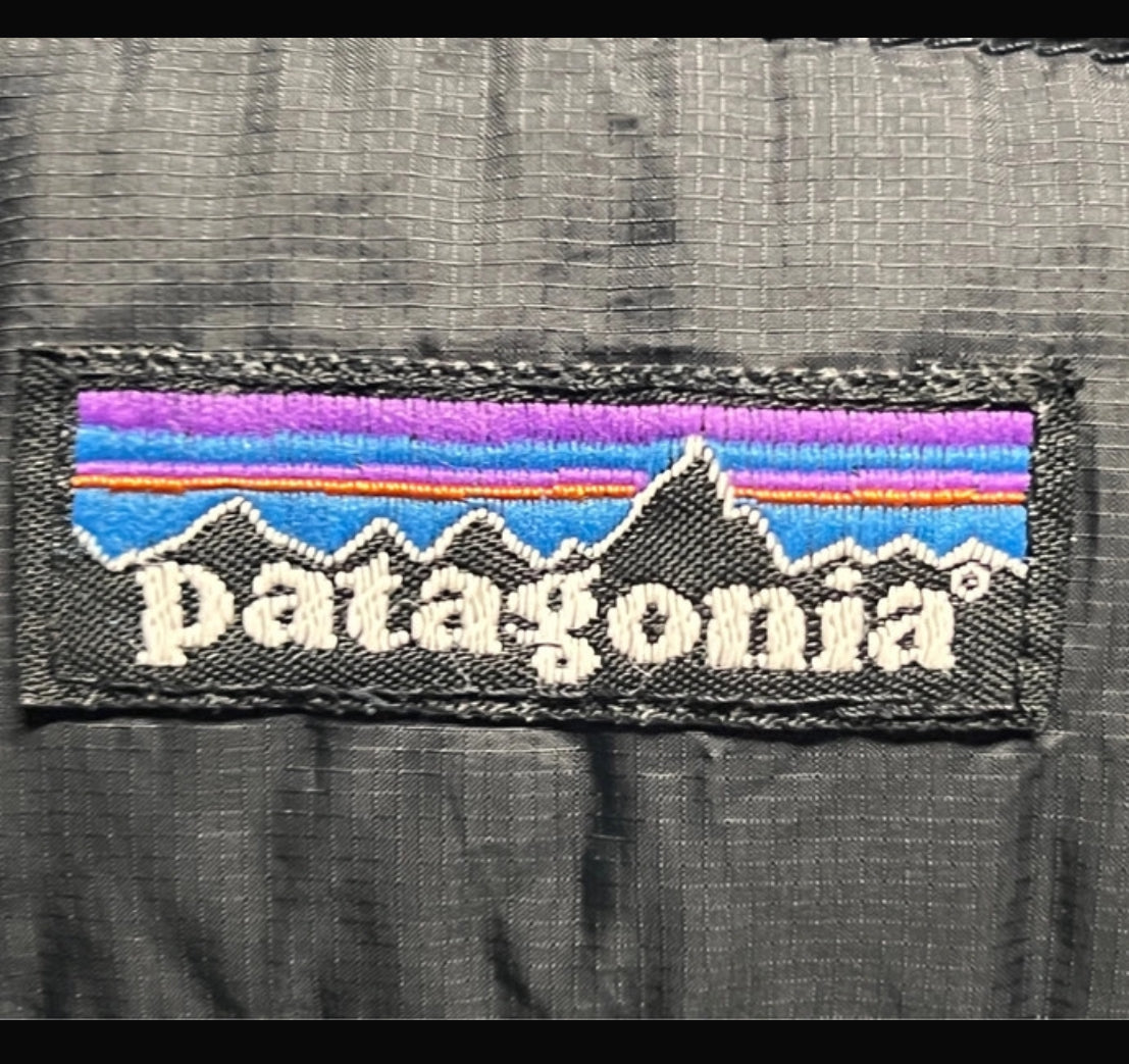 Patagonia leichte Daunen Jacke (Herren L) schwarz