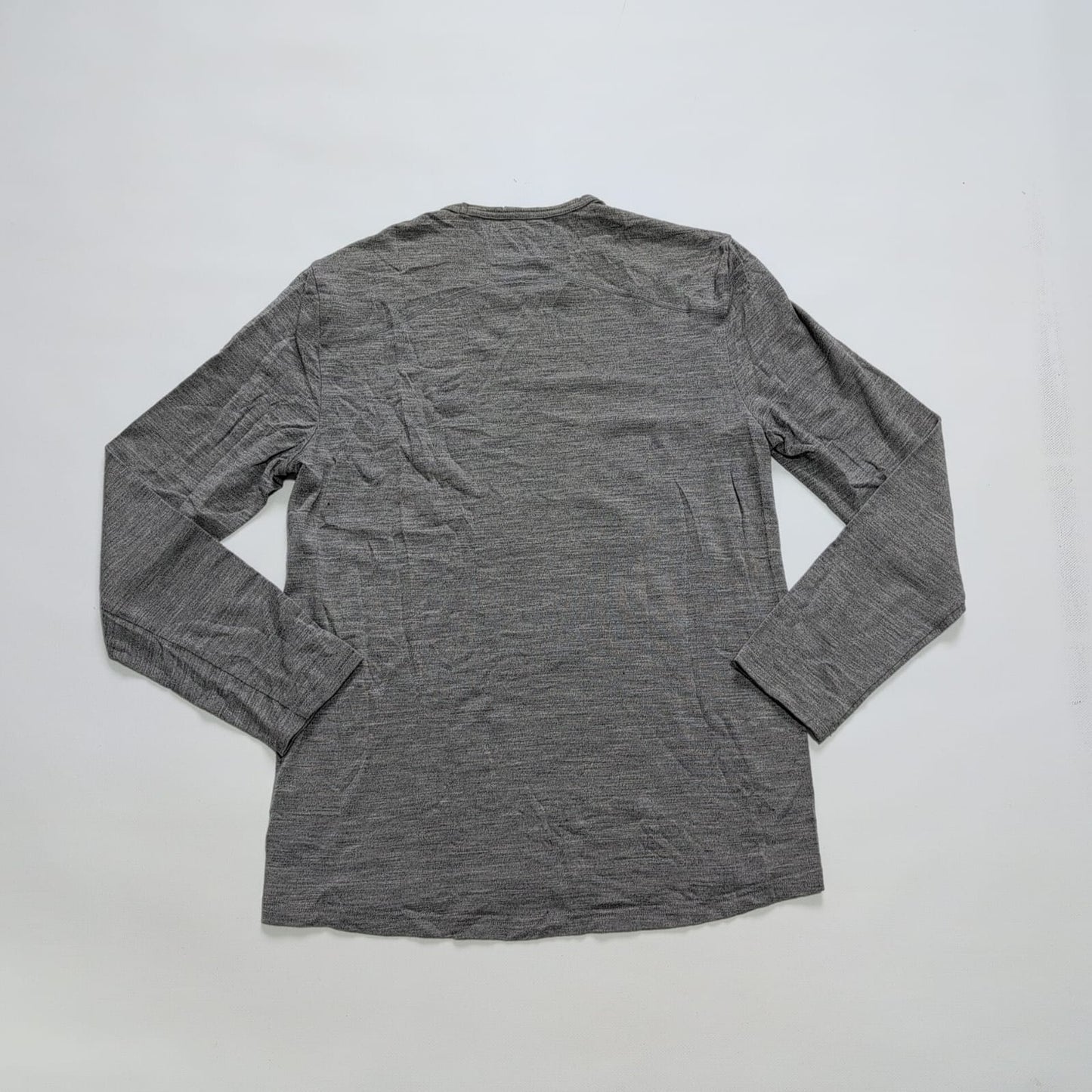 Longsleeve von Icebreaker Merino 260 (L Herren) grau gestreift