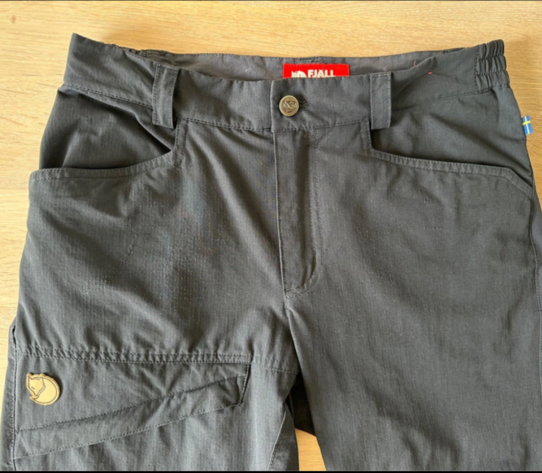 Outdoor Hose Fjällräven (S Damen) wasserabweisend Anthrazit