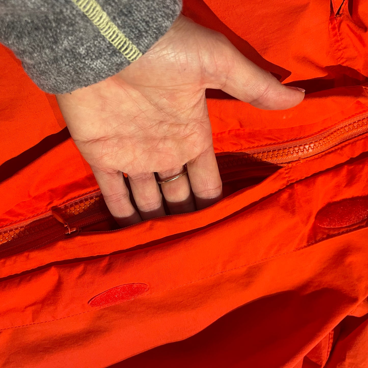 Regen Jacke von Mammut (L Herren) Hardshell 3-lagig rot