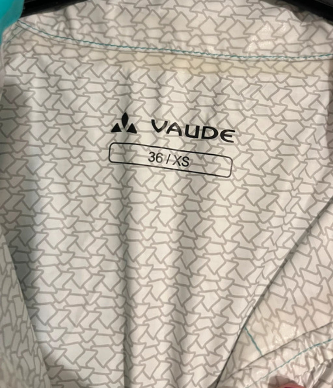 Rad Regen Jacke von Vaude (S Damen) Hardshell türkis