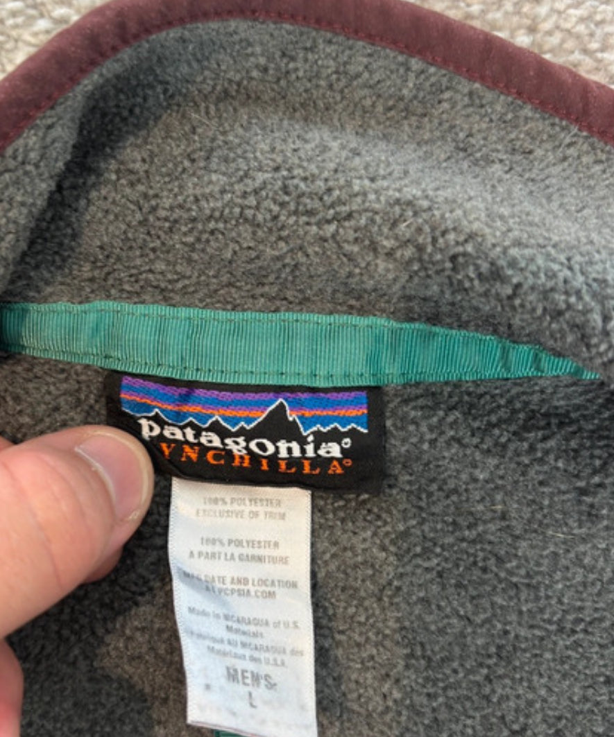 Patagonia Fleece Pullover (L Herren, Unisex) Synchilla grau