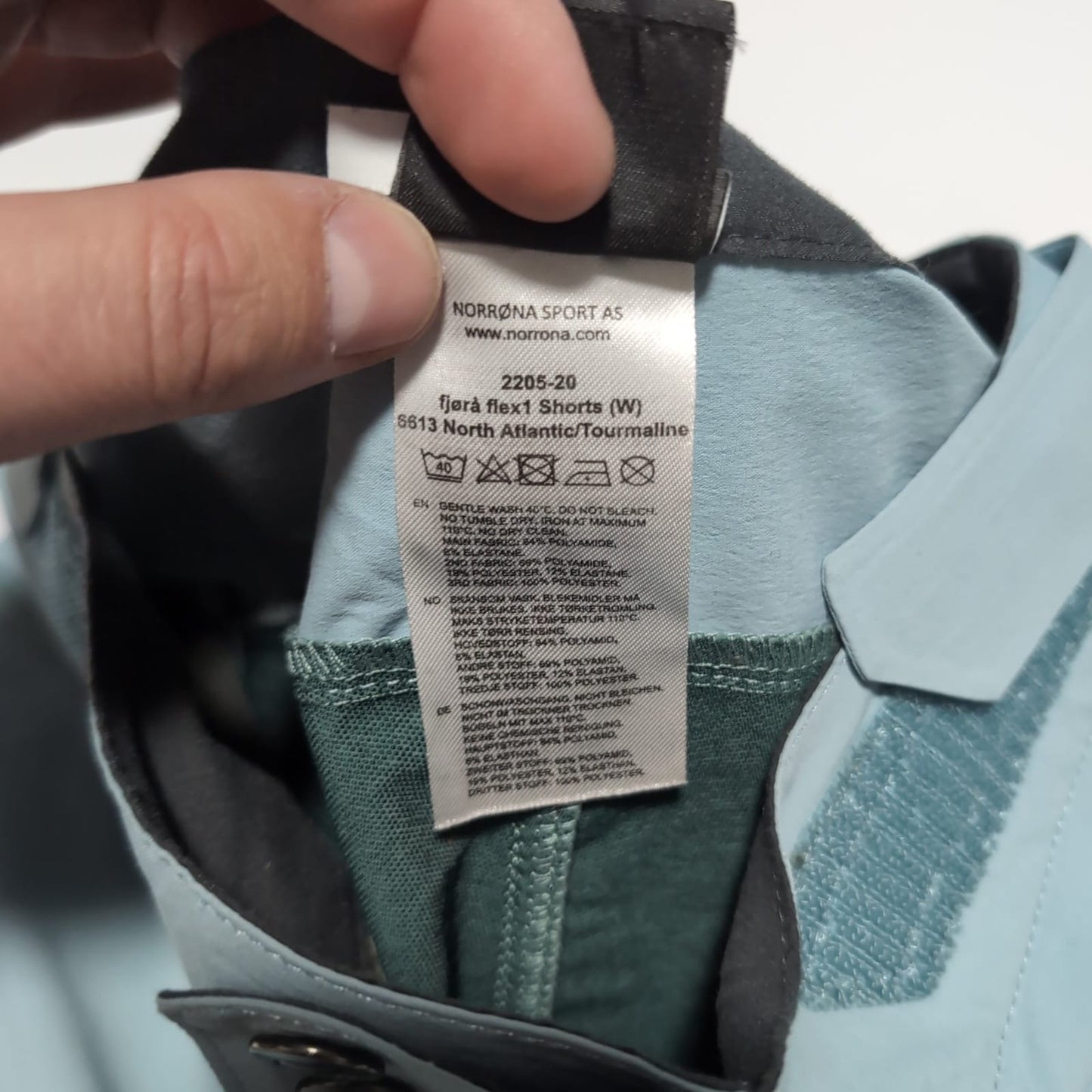 Technische Shorts von Norrøna (S Damen) minz- grün