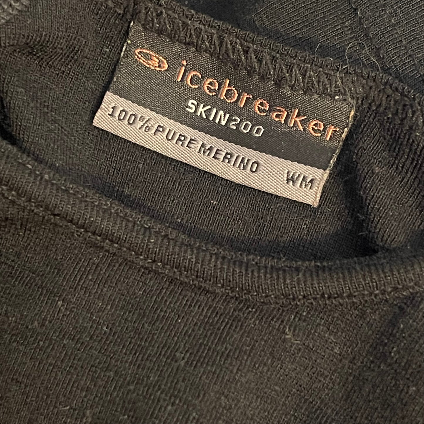 Pure Merino T-Shirt von Icebreaker 200 ( M Damen) Baselayer schwarz