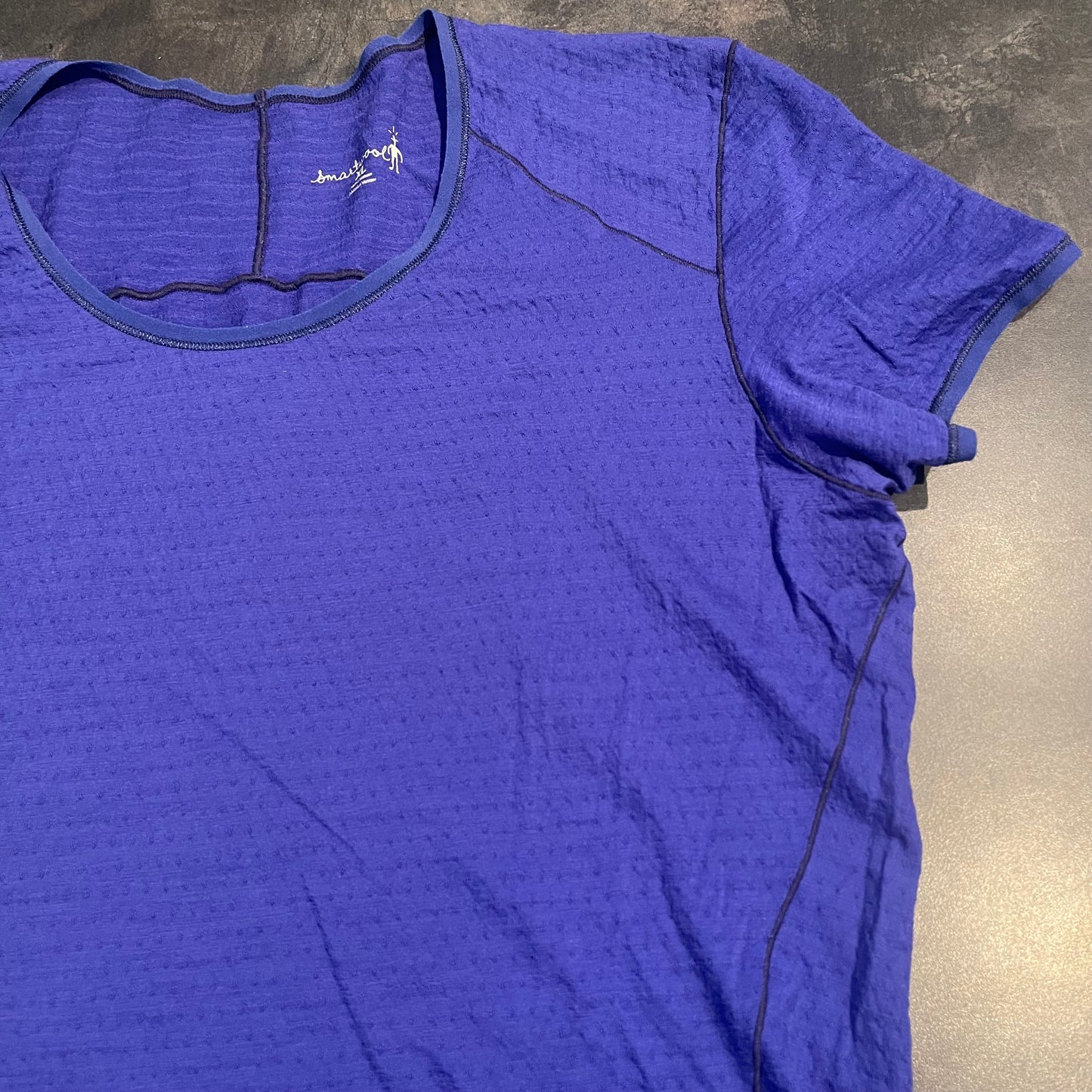 T-Shirt von Smartwool pure Merino (XL Damen) Top blau