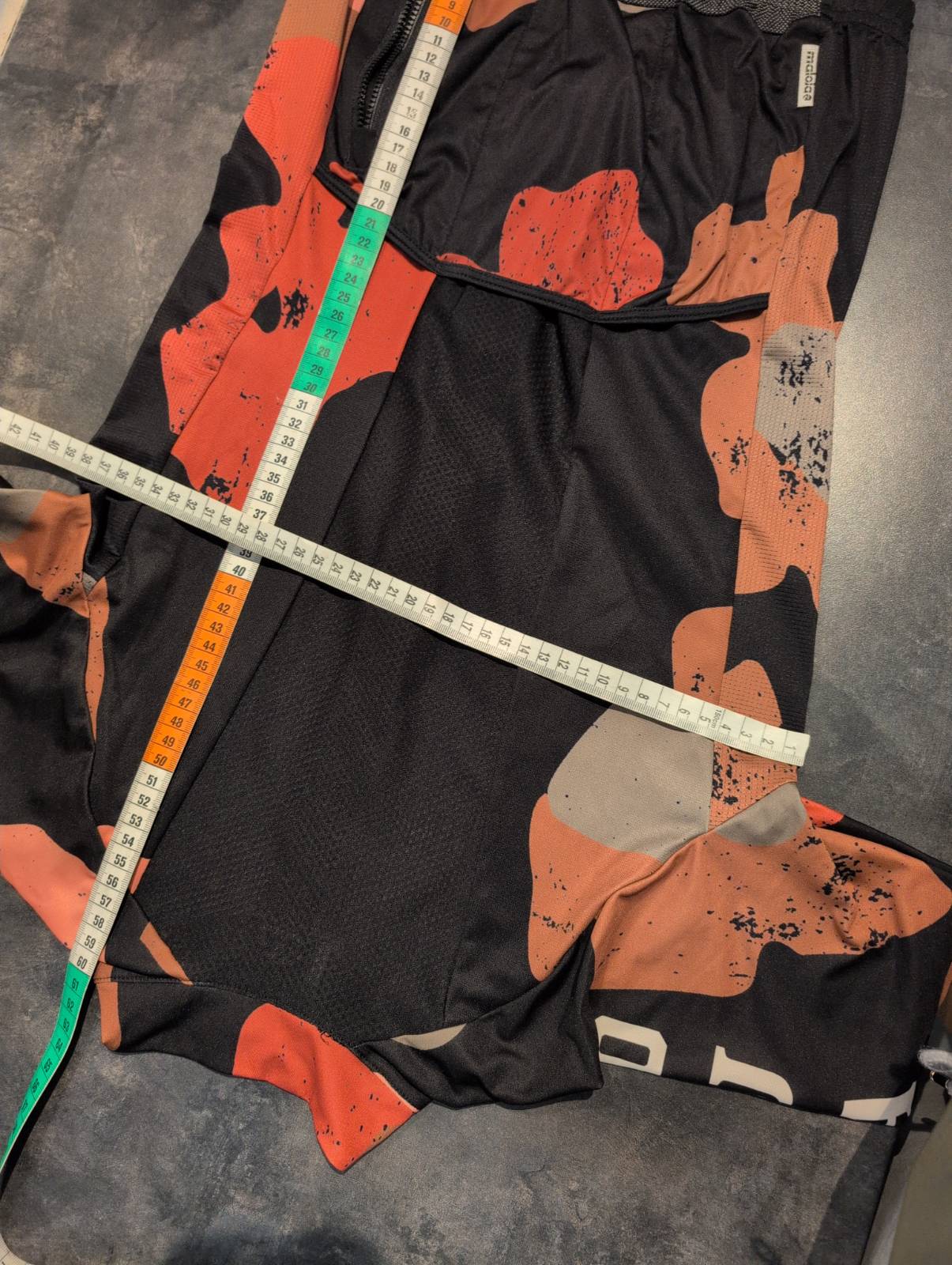 Radjacke / Radtrikot von Maloja (Damen S) schwarz mit Print - wanderlich.com