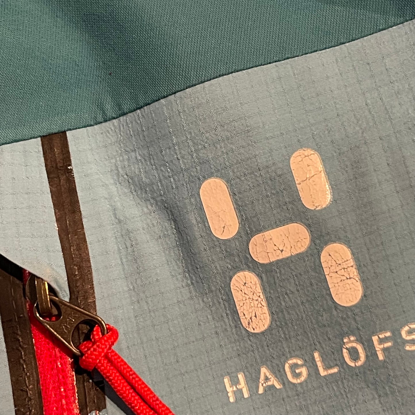 Leichte Regen Jacke von Haglöfs (L Damen) GoreTex türkis