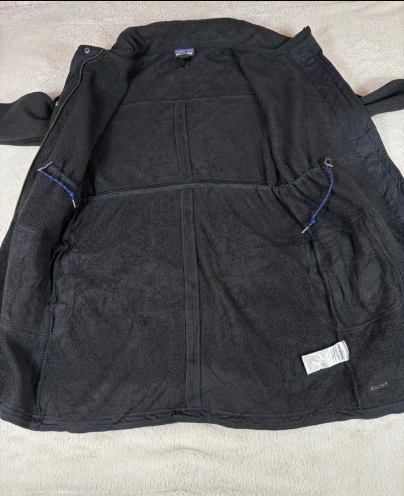 Kurzer Mantel Patagonia (XS / S Damen) Parka mit Strickoptik schwarz