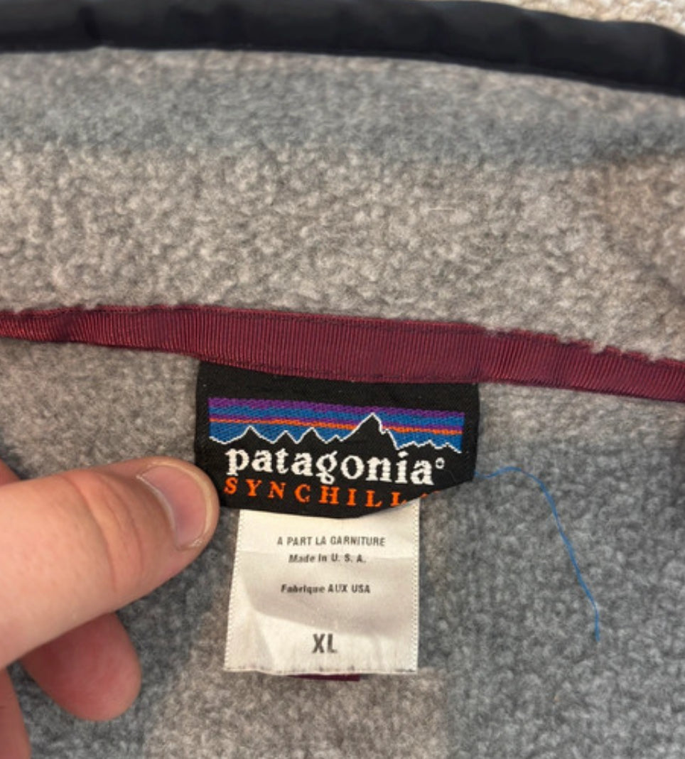 Patagonia Fleece Pullover (XL Herren) Synchilla grau