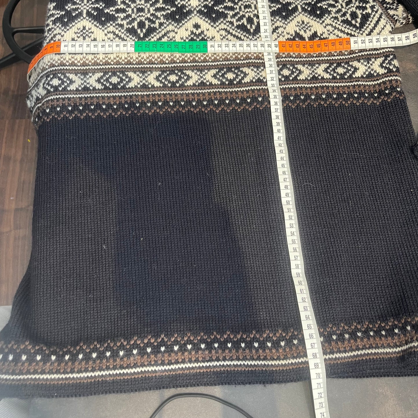 Strick Pullover Dale of Norway (M Herren / L Damen) schwarz mit Muster