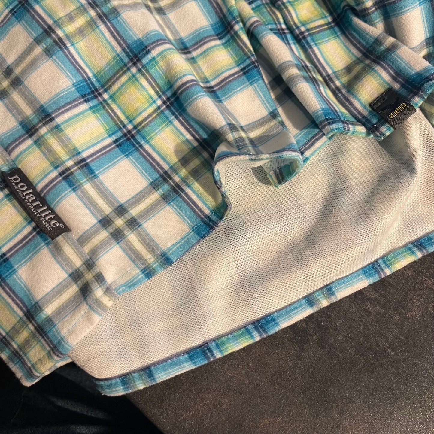 Kariertes Flanell Hemd von Salewa (S Herren) Polarlite weiß blau