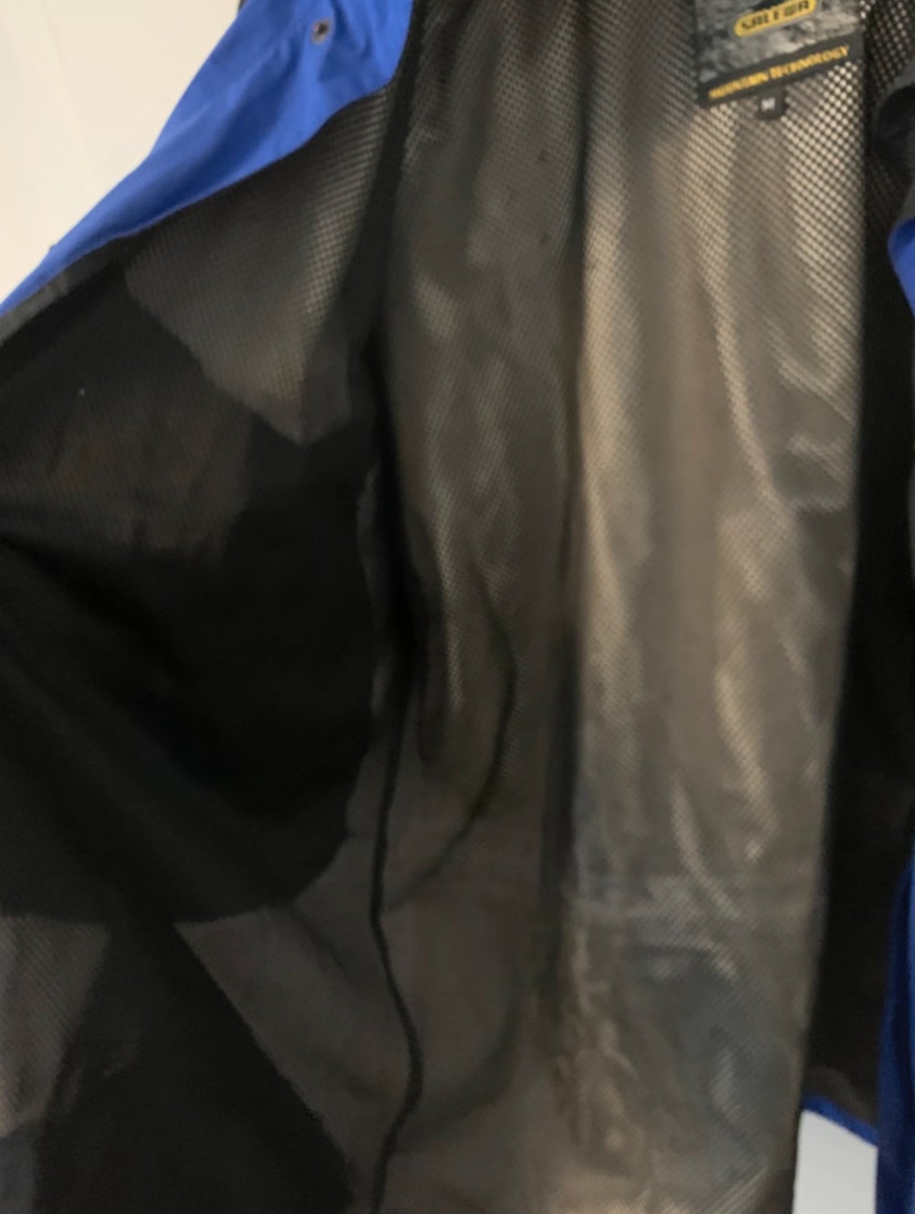 Regen Jacke von Salewa (M Herren) Goretex wasser-, winddicht blau