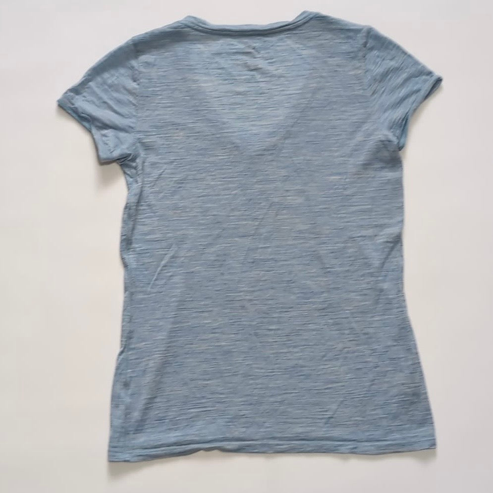 T-Shirt von Icebreaker Merino (S Damen) blau mit Print