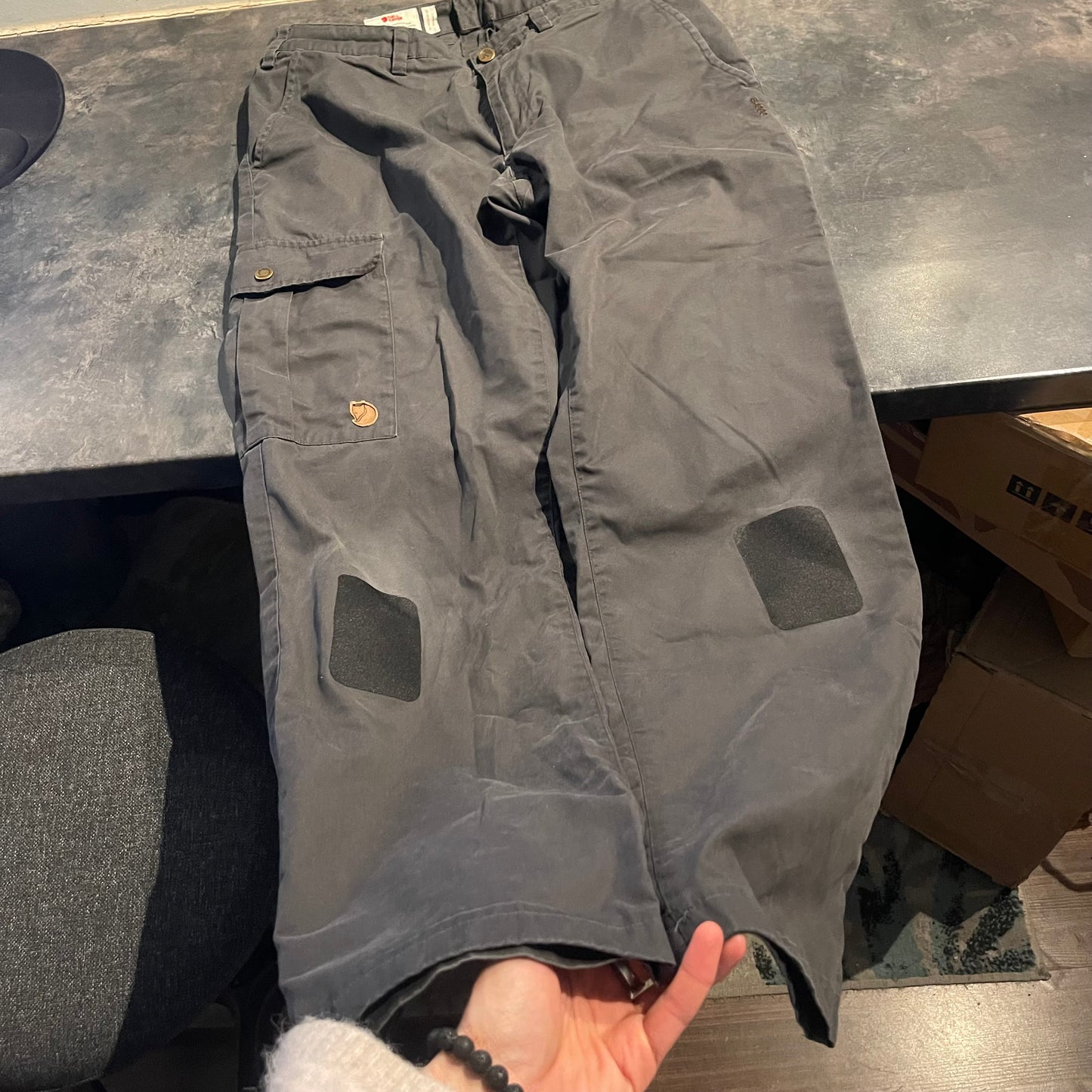 Wander Hose von Fjällräven (L -XL / 42) Damen dunkelgrau
