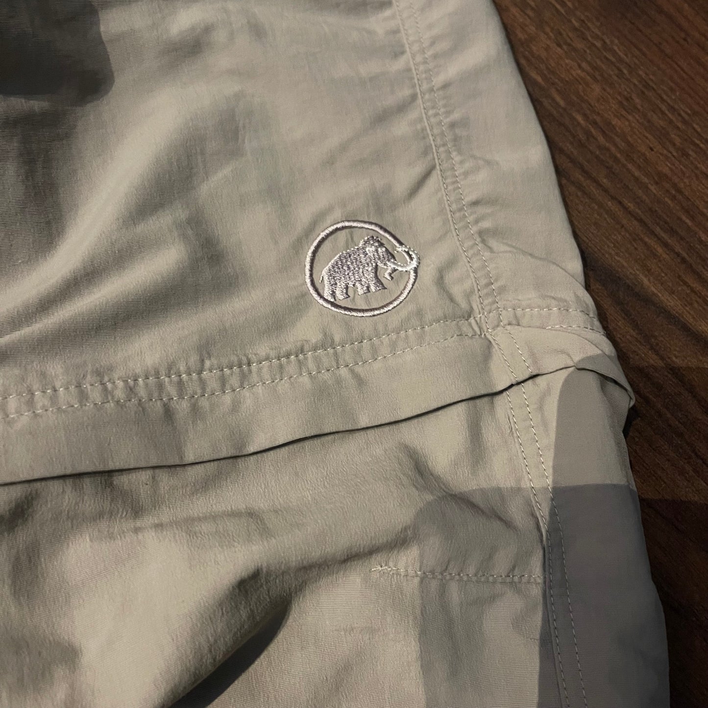 2-in-1 Hose von Mammut (M Damen) Zip-Off wasserabweisend beige
