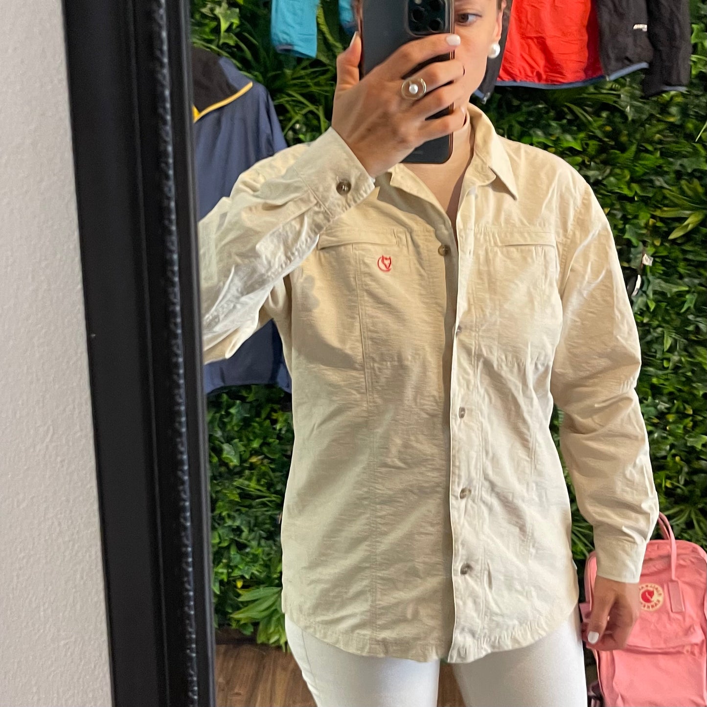 Outdoor Hemd von Fjällräven (M Damen) creme / natur