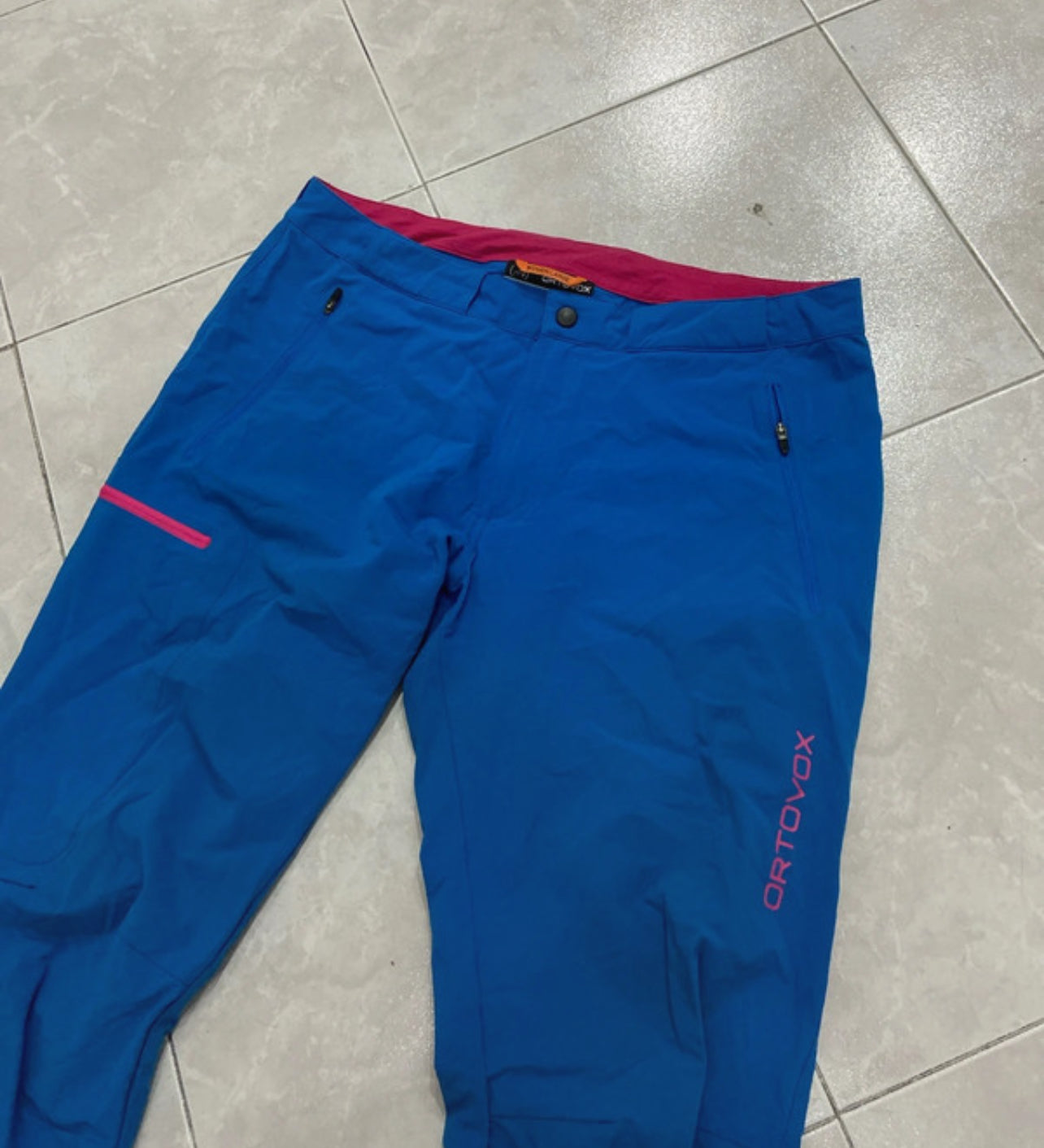Trekking Hose von Ortovox mit Merino (L Damen) blau