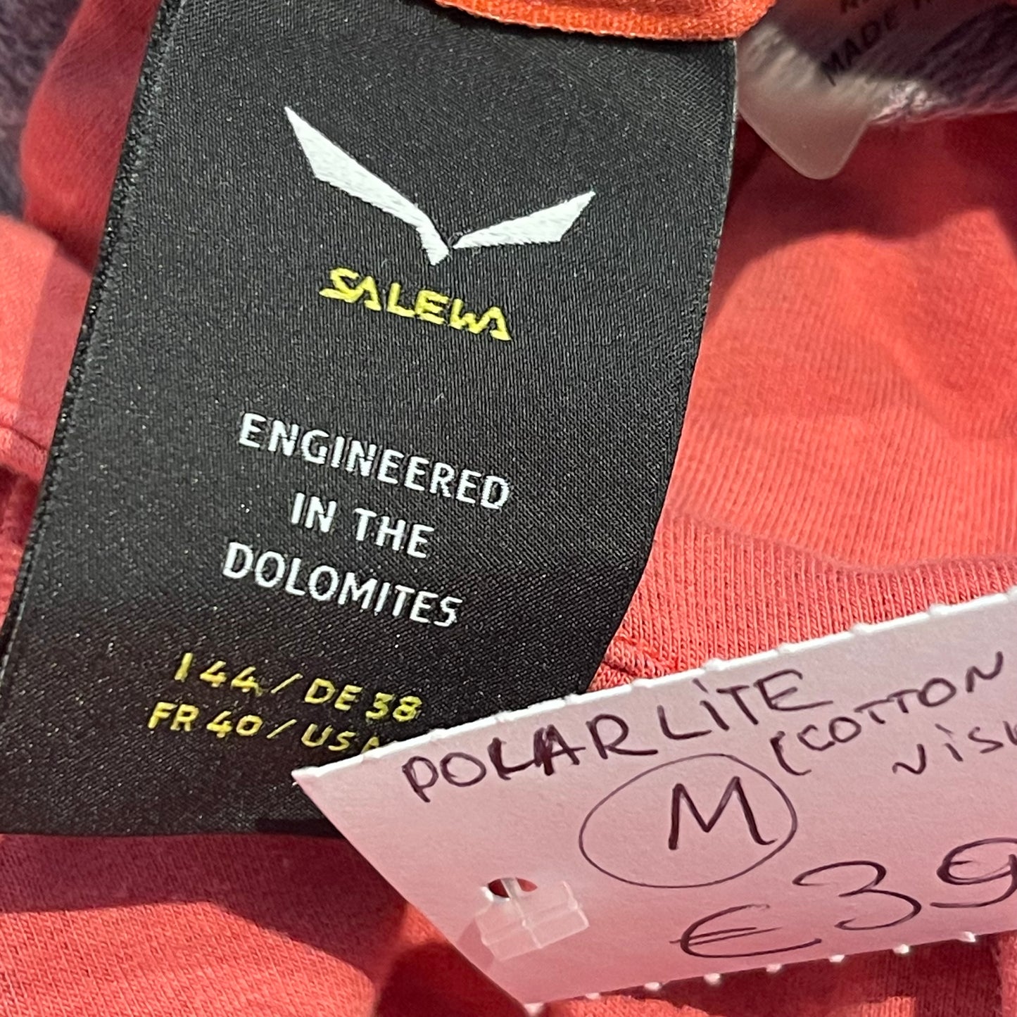 Fleece Jacke von Salewa (M Damen) Sweatshirt Hoodie rosa