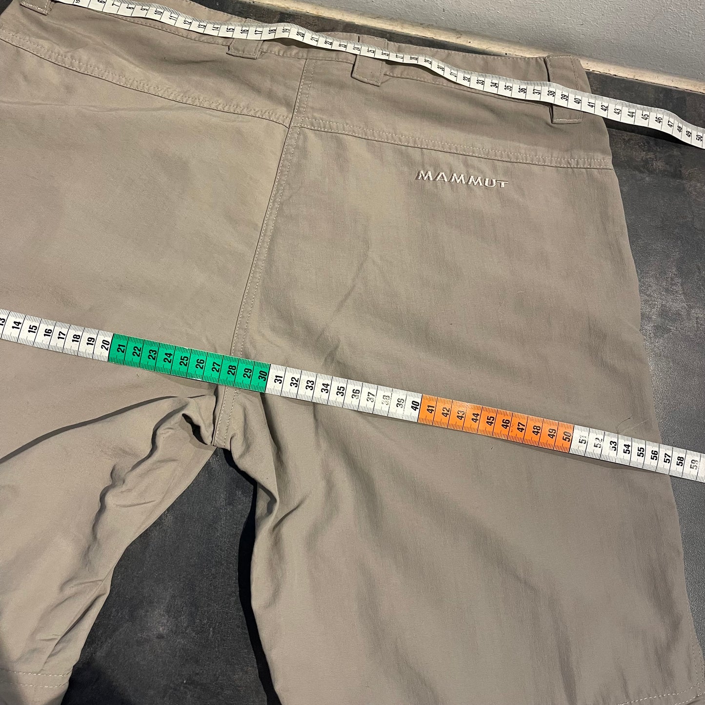 2-in-1 Hose von Mammut (M Damen) Zip-Off wasserabweisend beige