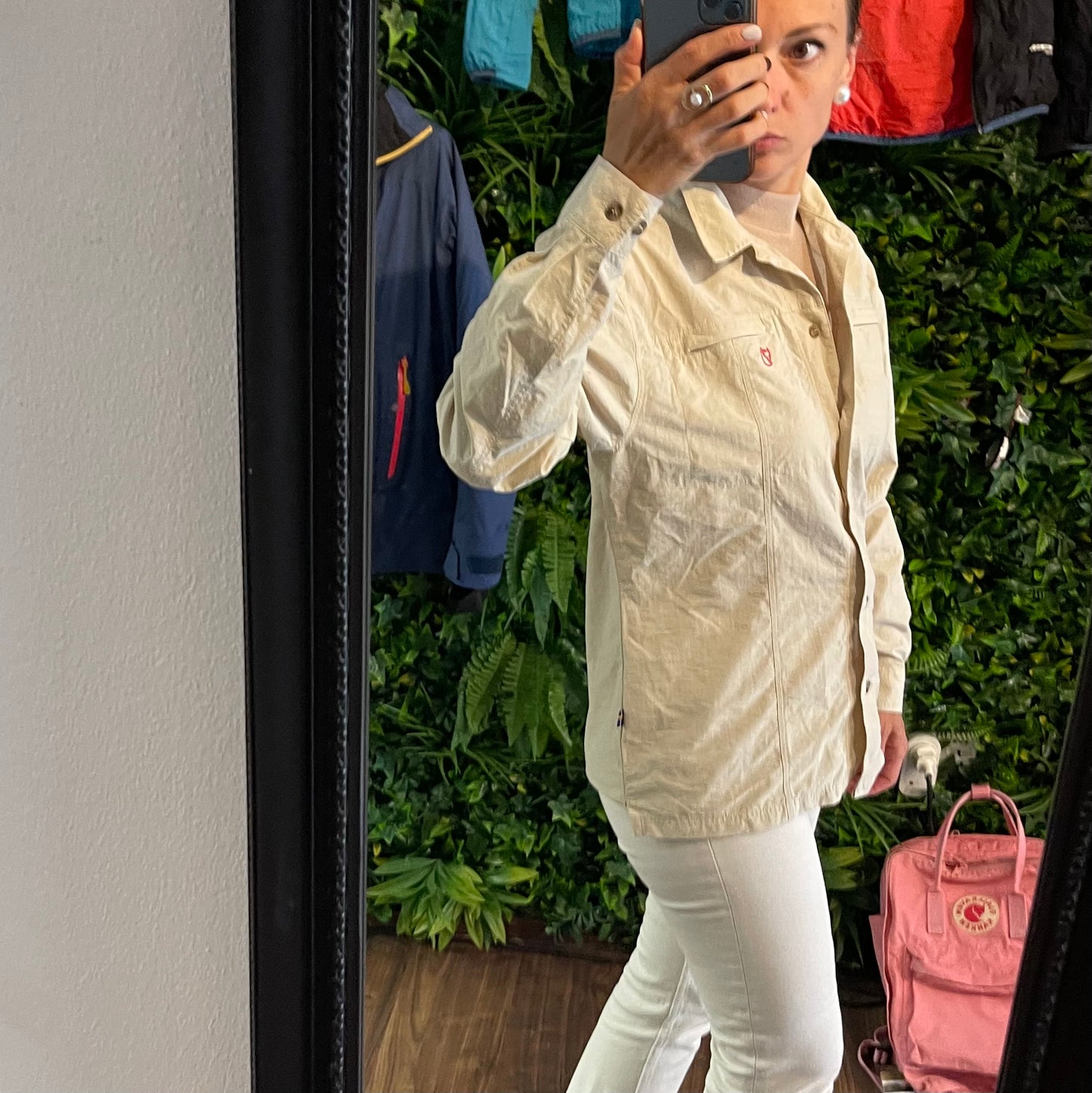 Outdoor Hemd von Fjällräven (M Damen) creme / natur