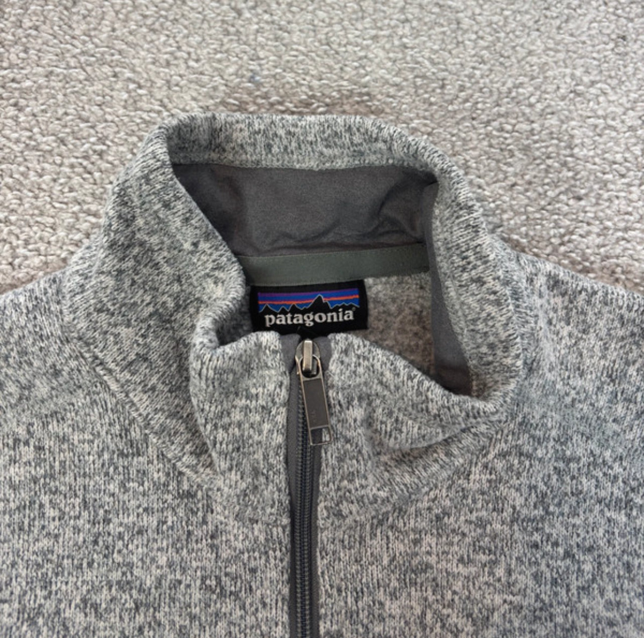 Patagonia Better Sweater Weste (M Herren) Strickoptik Fleece grau