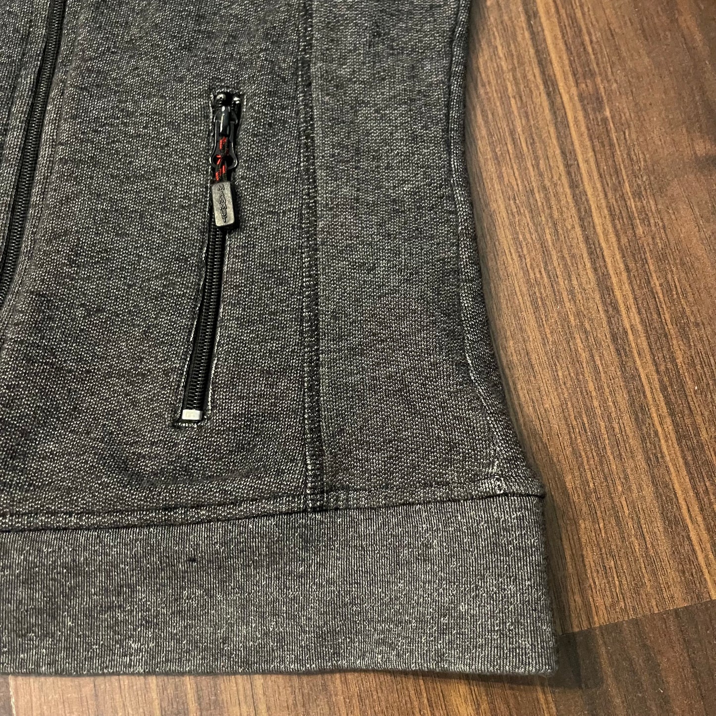 Baumwolle Fleecejacke von Mammut (S Damen) Hoodie grau