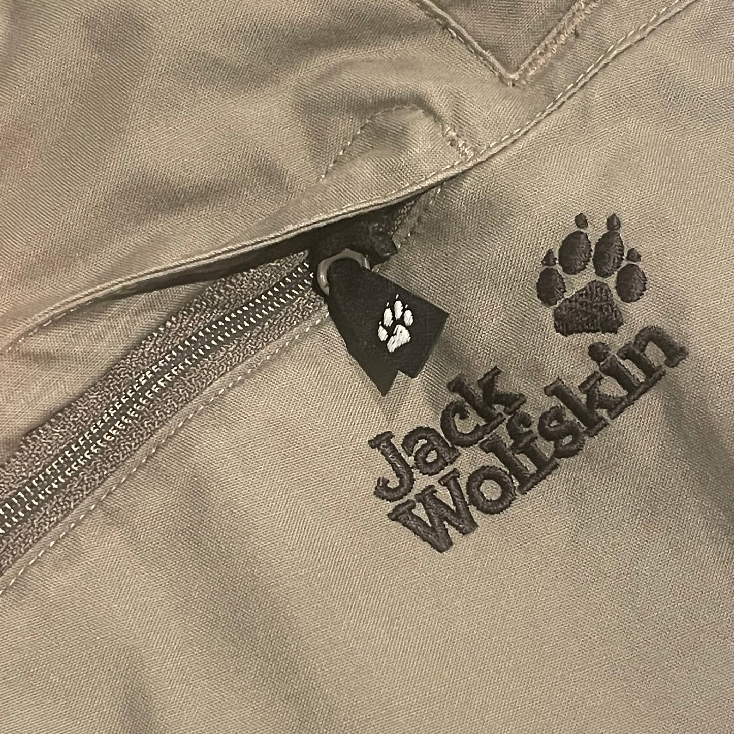 Outdoor Hose (L Damen) von Jack Wolfskin wasserabweisend mit Baumwolle khaki
