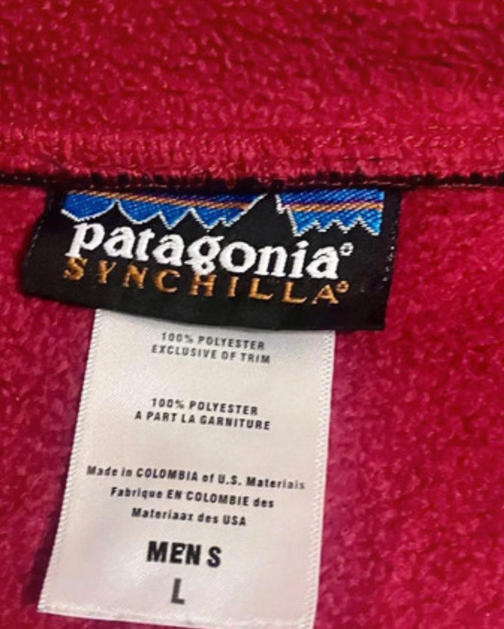 Patagonia Fleece Pullover (L Herren) Sweatshirt Synchilla blau