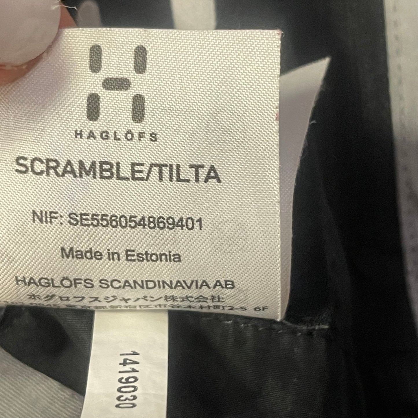 Dünne Hardshell Jacke von Haglöfs (S Damen) Goretex schwarz