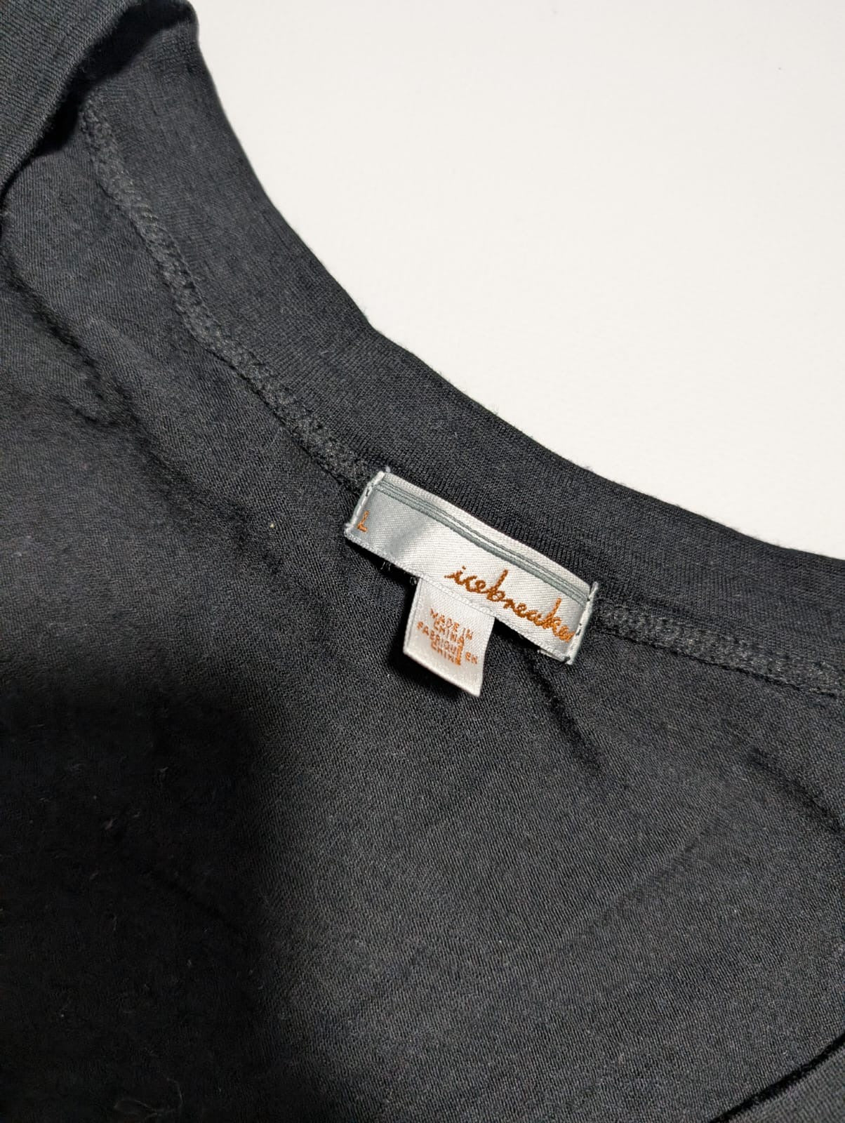 Longsleeve Icebreaker Merino (L Damen) schwarz