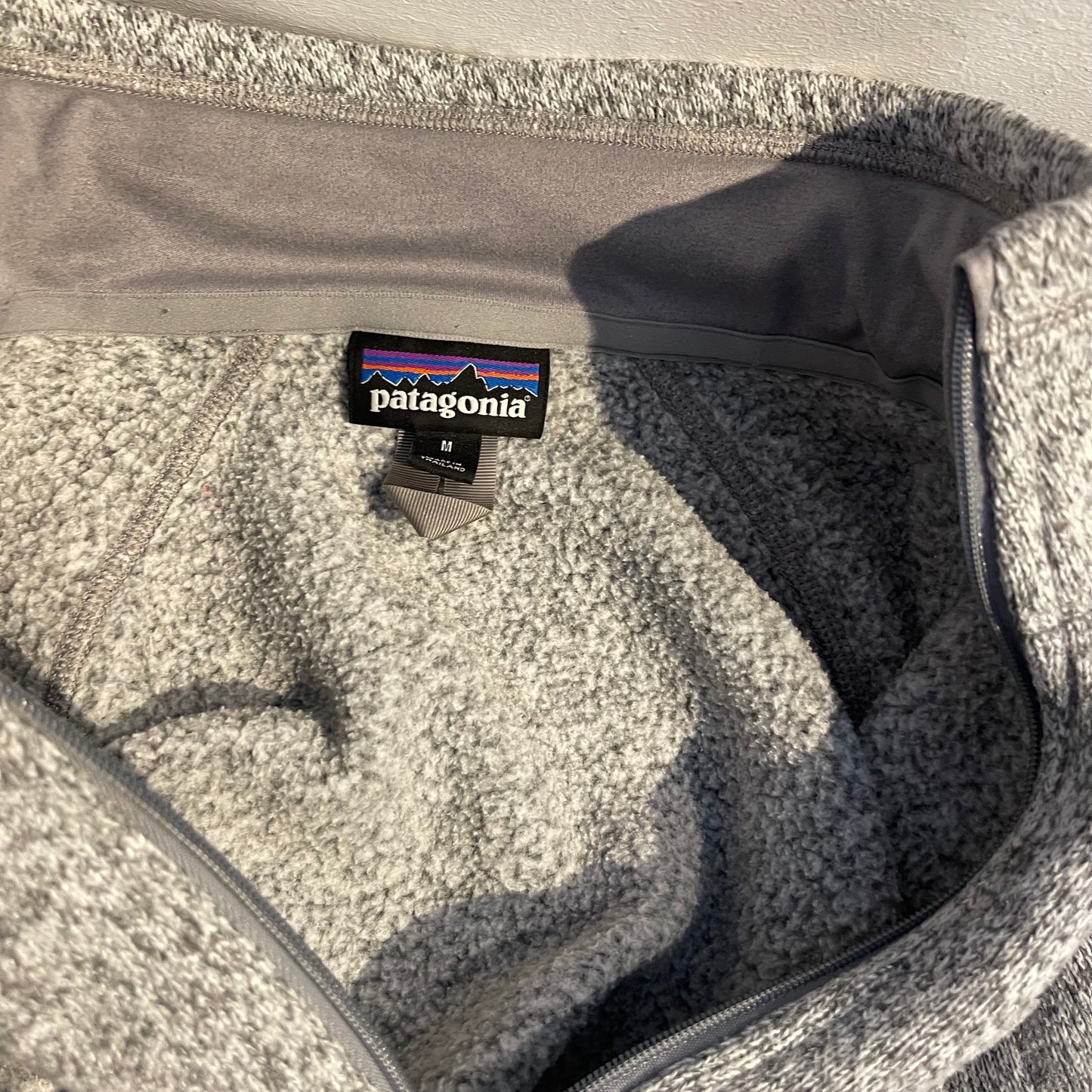 Fleece Pullover Patagonia (M Damen) Better Sweater grau