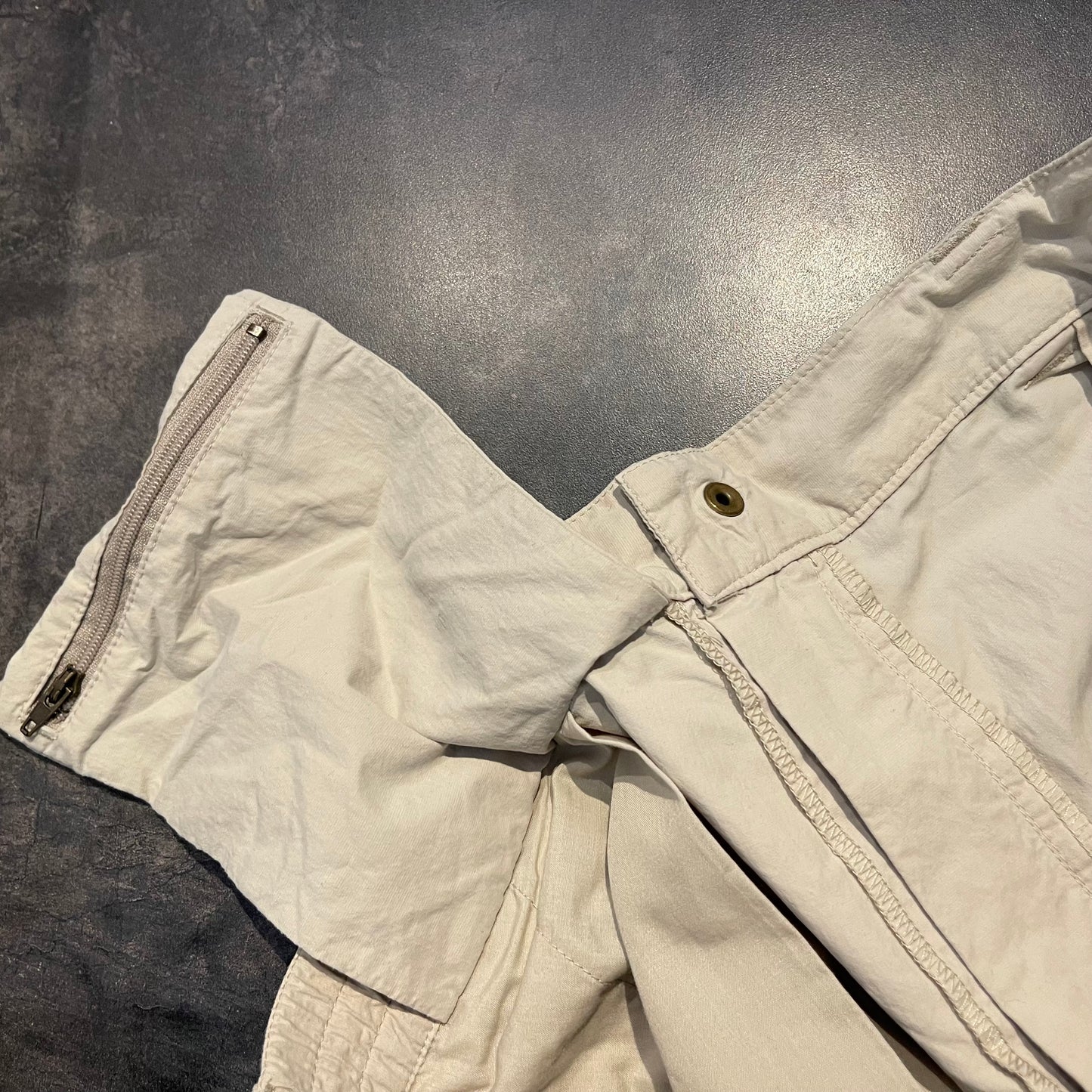 Outdoor Hose von Fjällräven (XL / 42 Damen ) 2 Zip-Off natur / creme