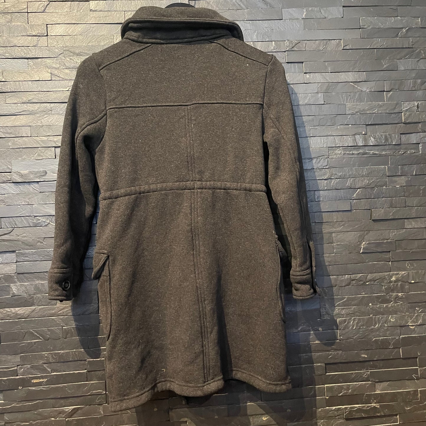 Kurzer Mantel Patagonia (XS / S Damen) Parka mit Strickoptik schwarz