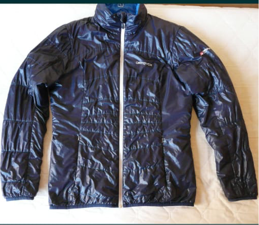 Wende Jacke von Ortovox Swisswool inside (L Damen) schwarz blau