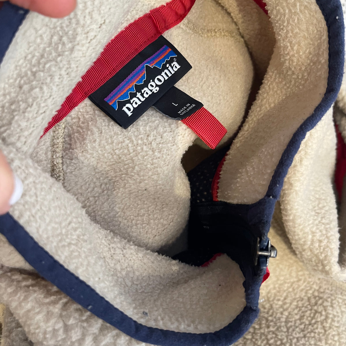 Patagonia Fleece Jacke (L Herren / M Damen ) Retro Pile creme - wanderlich.com