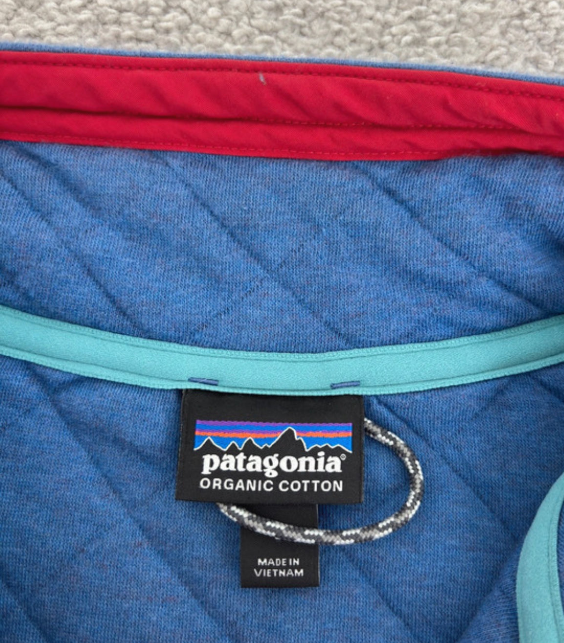 Patagonia Pullover (S Herren) Organic Cotton blau
